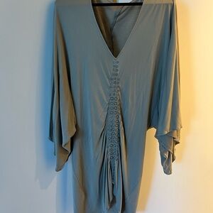 BCBG Elegant Olive Green Women's Top